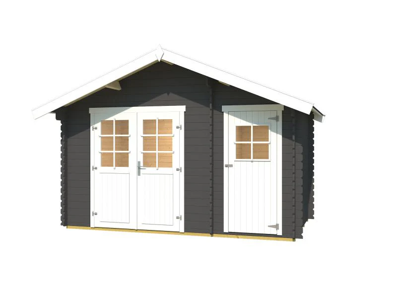 Weka Gartenhaus 253 Größe 1 28 mm graphitgrau - Image 3