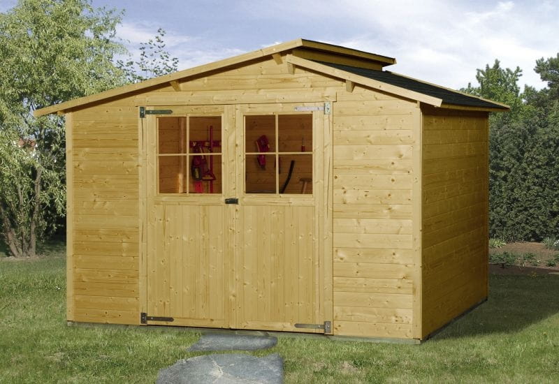 Weka Gartenhaus 323 Größe 4 Eiche hell lasiert - Image 2
