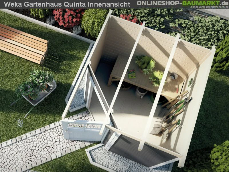 Weka Gartenhaus 5-Eck-Haus 229 Gr 1 natur - Image 2