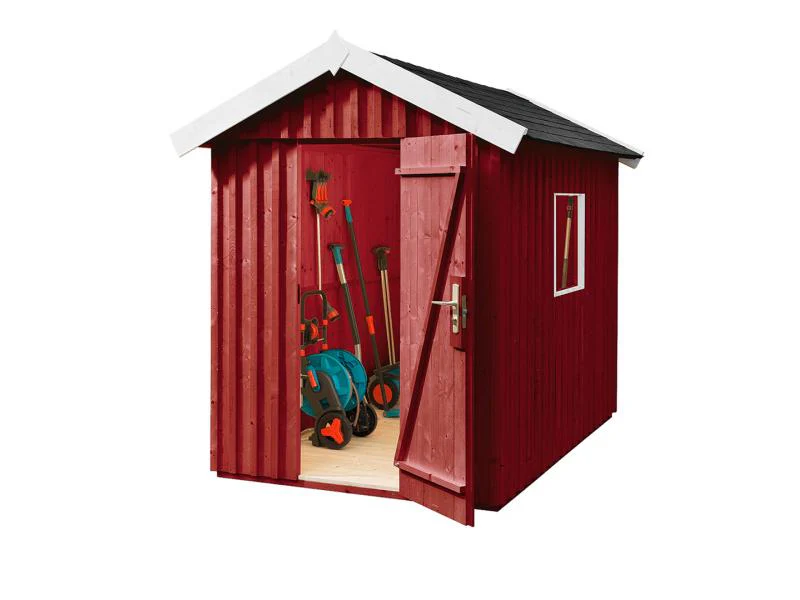 Weka Gartenhaus Schwedenhaus Größe 2 schwedenrot - Image 2