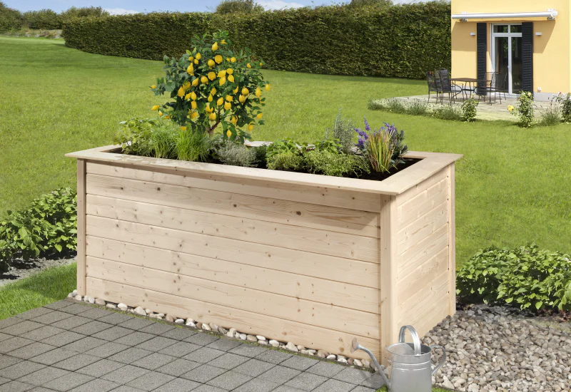 Weka Hochbeet 669 C 205 x 80 cm natur
