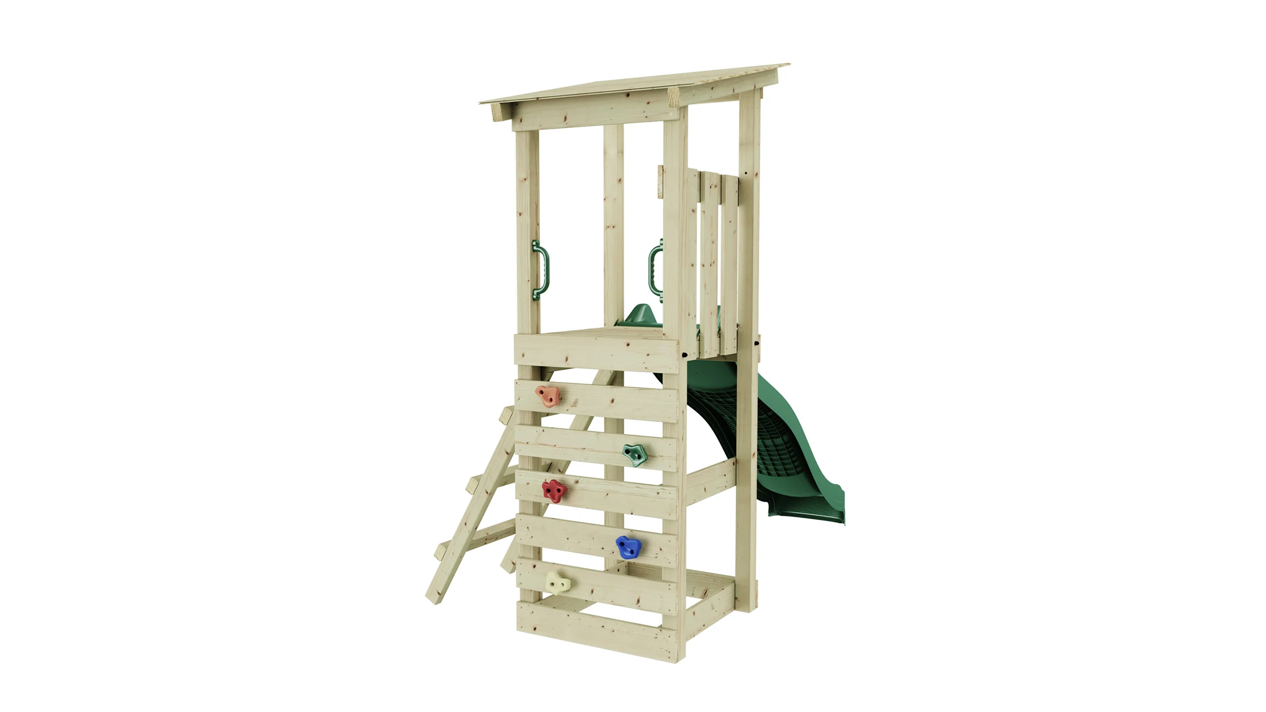 Weka Kinderspielturm Nizza inkl. Rutsche und Kletterwand - Image 3
