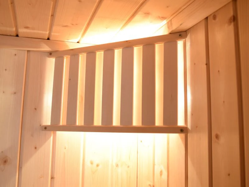 Weka Massivholz-Elementsauna Laukkala 2 GTF, inkl. 4,5 kW Bioofen digitale Steuerung (BioS), mit Sau - Image 7