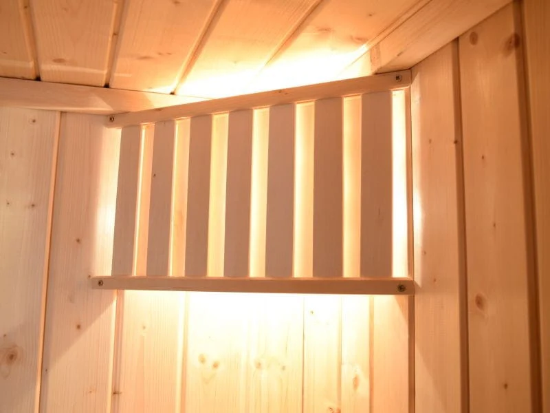 Weka Massivholz-Elementsauna Laukkala 3 GTF inkl. Saunaleuchtenset - Image 6