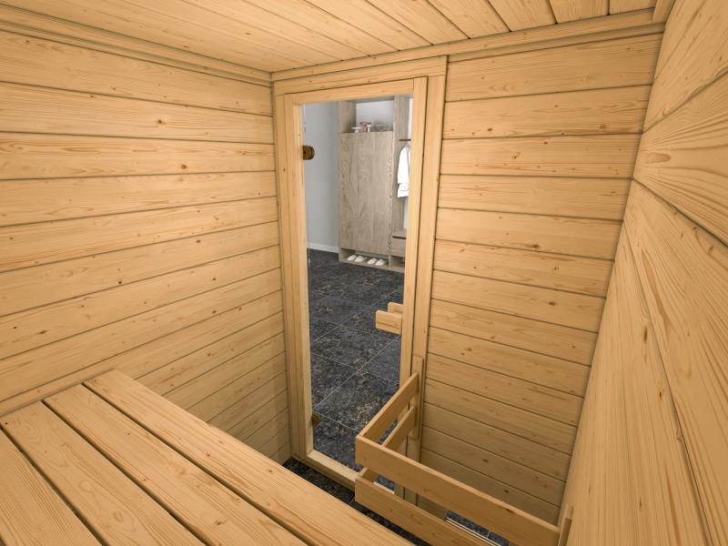 Weka Massivholzsauna 38 mm Valida 1 GT - Image 4