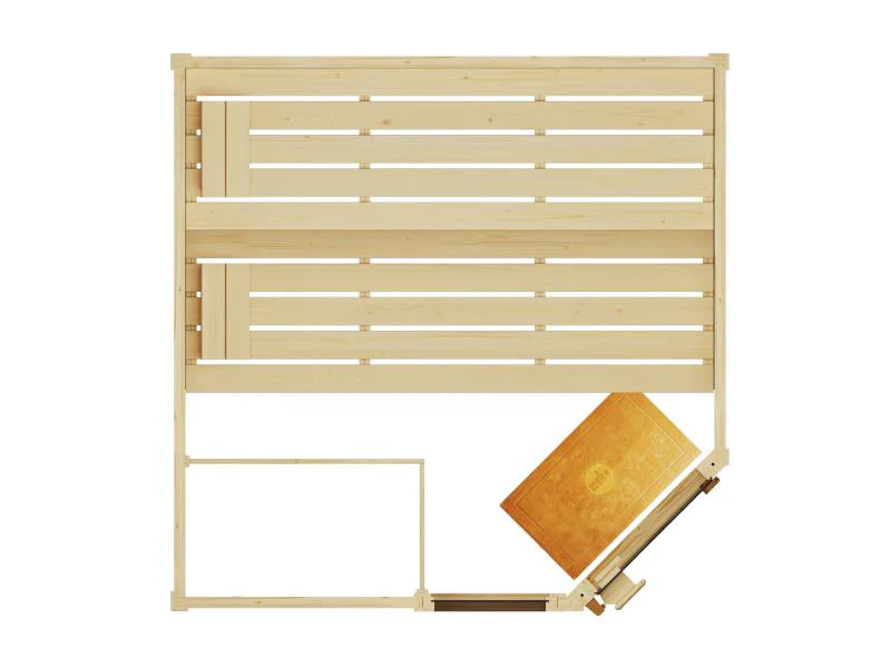 Weka Massivholzsauna 38 mm Valida Eck 1.8 GTF - Image 5