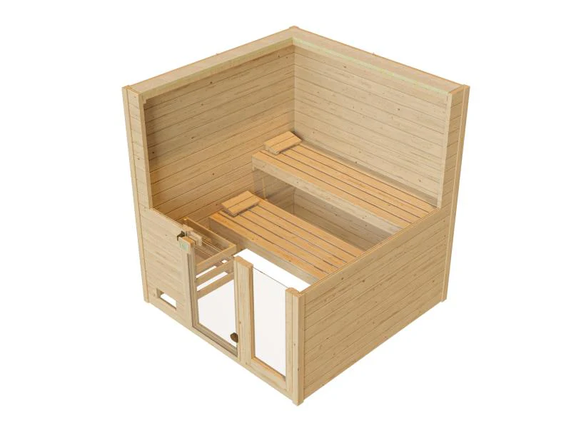 Weka Massivholzsauna Valida 3 GTF - Image 6