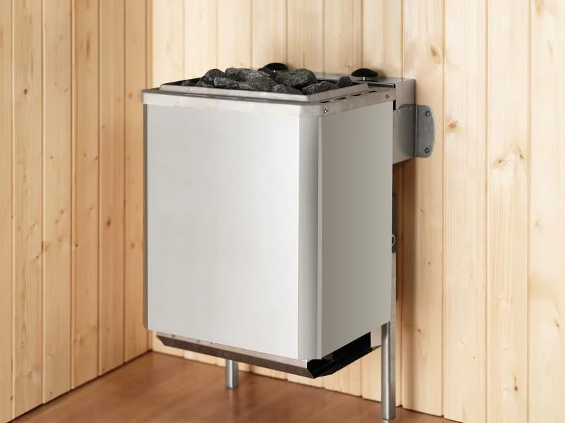 Weka Massivholzsauna Valida 3 GTF, inkl. 5,4 kW Ofen Kompakt integr. Steuerng, Ganzglastür und Fenst - Image 4