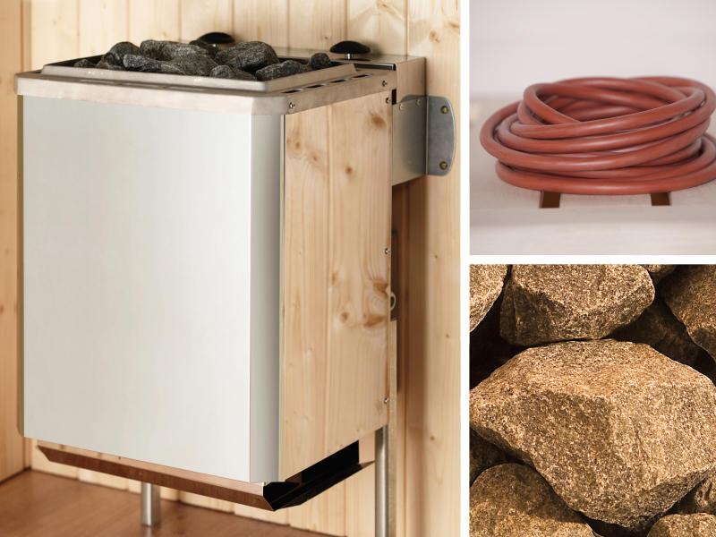 Weka Massivholzsauna Valida 3 GTF Sparset inkl. 9 kW Kompakt-Ofenset und Sauna-Leuchtenset - Image 8