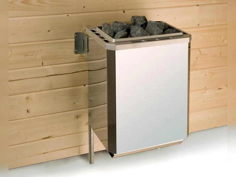 Weka Massivholzsauna Valida 4 GT, inkl. 7,5 kW Ofen digitale Steuerng (OS), Ganzglastür - Image 4