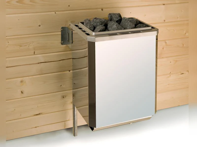 Weka Massivholzsauna Valida 4 GTF, inkl. 9 kW Ofen digitale Steuerng (OS), Ganzglastür und Fenster - Image 4
