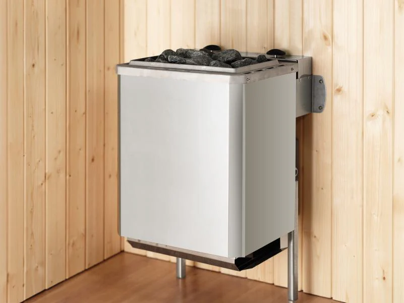 Weka Massivholzsauna Valida Eck 2 GTF, inkl. 5,4 kW Ofen Kompakt integr. Steuerung, Ganzglastür und - Image 4