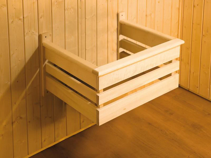 Weka Massivholzsauna Valida Eck 3 GT, inkl. 7,5 kW Bioofen mit digitaler Steuerung (BioS), Ganzglast - Image 5