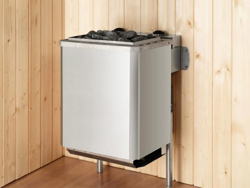 Weka Massivholzsauna Valida Gr. 2 GT, inkl. 5,4 kW Ofen Kompakt integr. Steuerung, Ganzglastür - Image 4