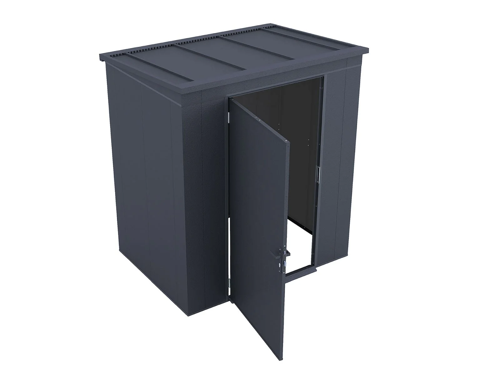 Weka Metallgerätehaus Gary 187 x 137 cm - anthrazit - Image 11