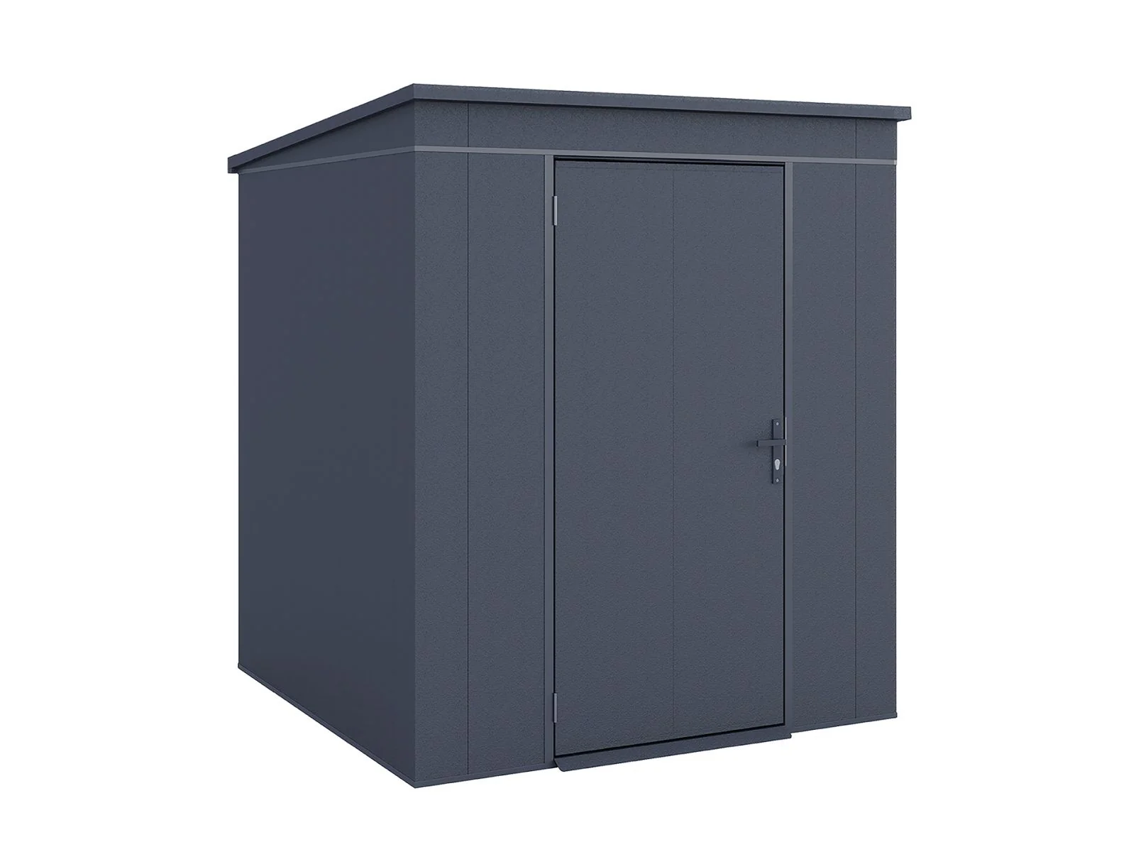 Weka Metallgerätehaus Gary 187 x 187 cm - anthrazit - Image 10
