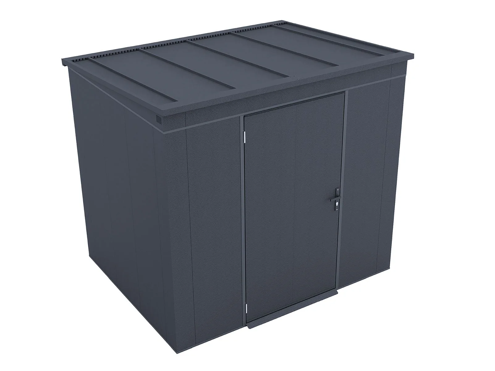 Weka Metallgerätehaus Gary 237x187 cm - anthrazit - Image 10