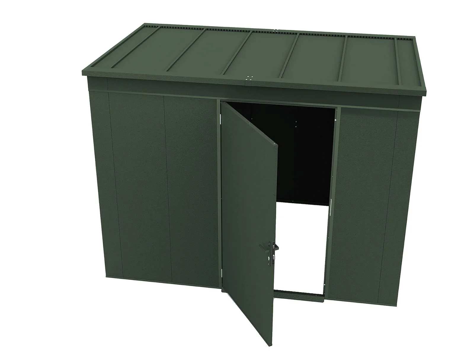 Weka Metallgerätehaus Gary 287x187 cm - grün - Image 10