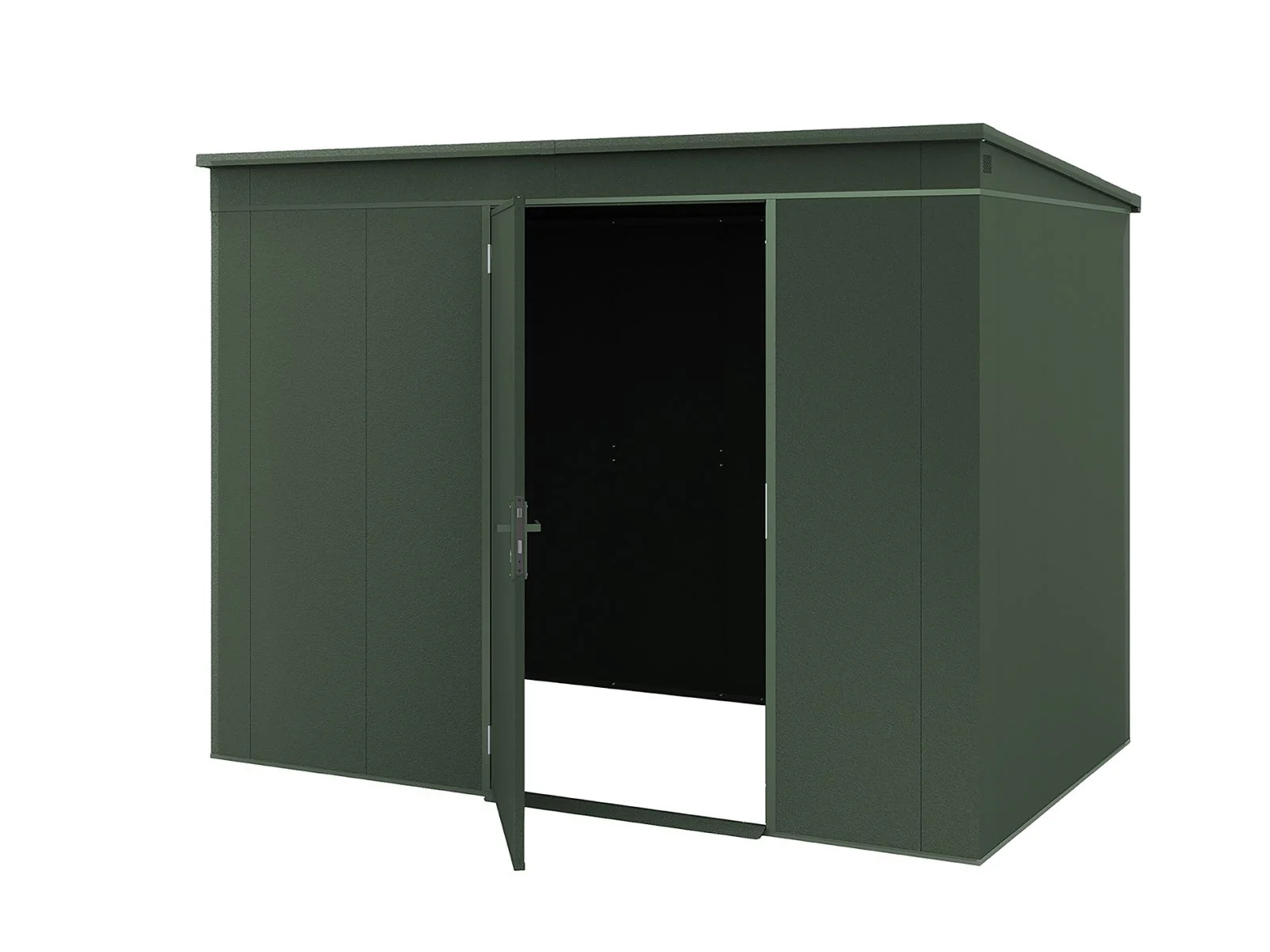 Weka Metallgerätehaus Gary 287x187 cm - grün - Image 11