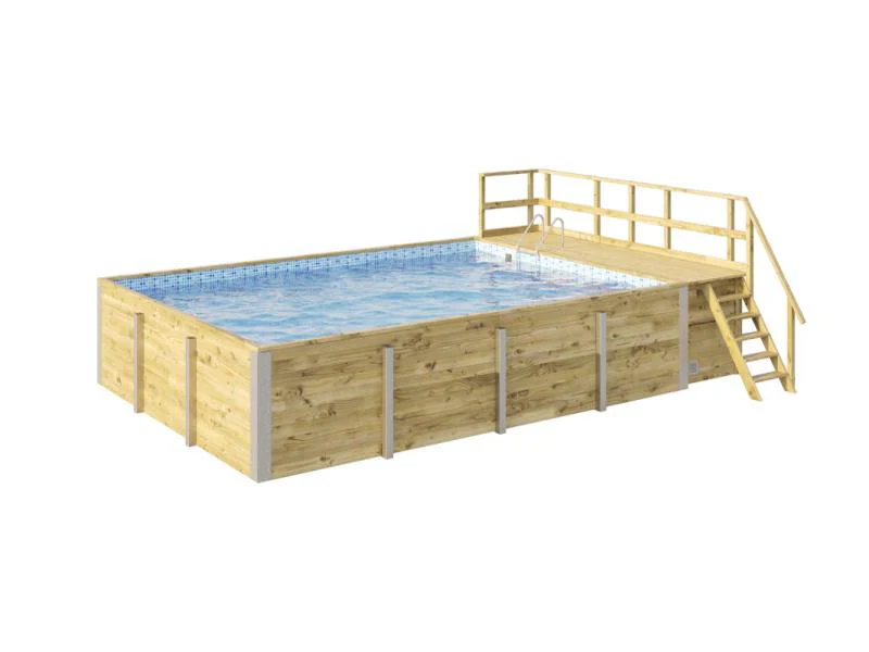 Weka Pool 595 Gr. 2 Folie blau/mosaic inkl. Sandfilteranlage und Technikraum - Image 5