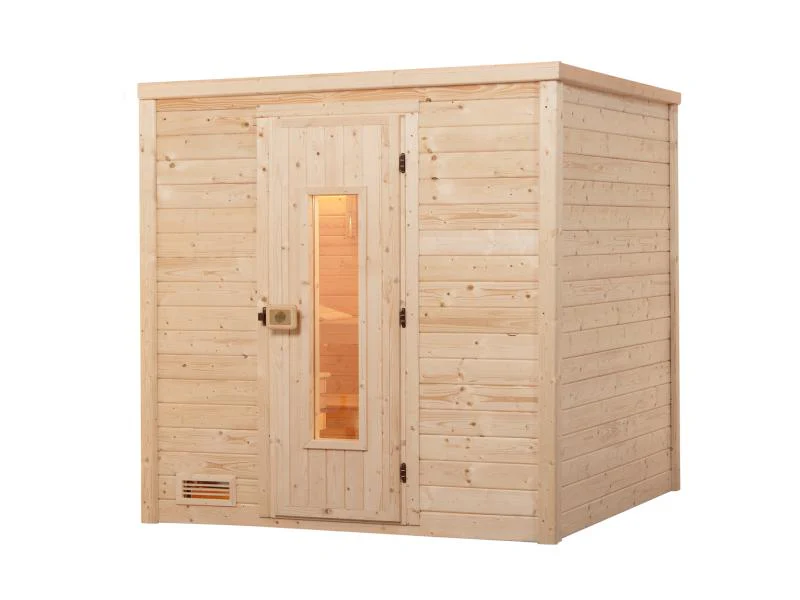 Weka Premium-Massivholzsauna 45 mm Bergen 2 HT ohne Ofen - Image 3
