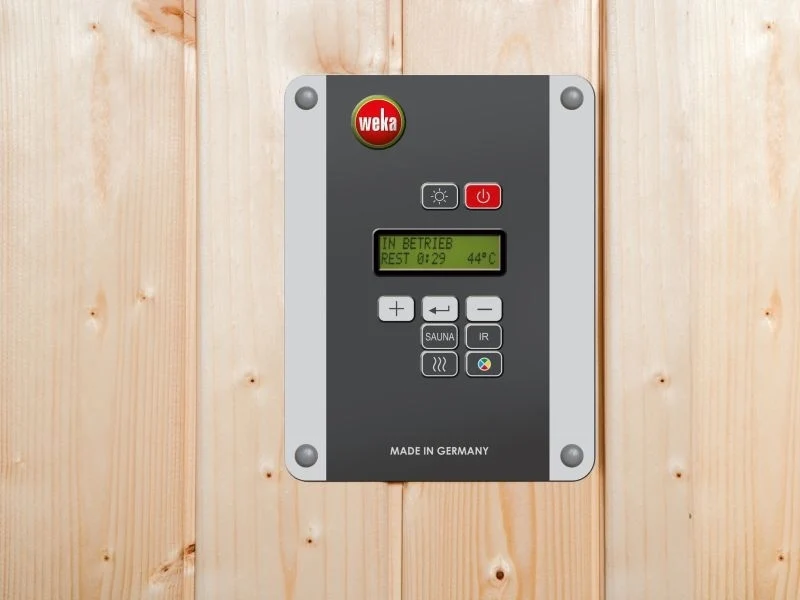 Weka Premium-Massivholzsauna Turku 1 GTF Sparset 2 inkl. 7,5 kW Sauna-Bioofen - Image 6