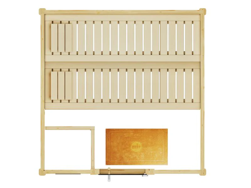 Weka Premium Sauna Bergen 2, inkl. Sparset mit 7,5 kW OS inkl. Steuerung, Ganzglastür - Image 3