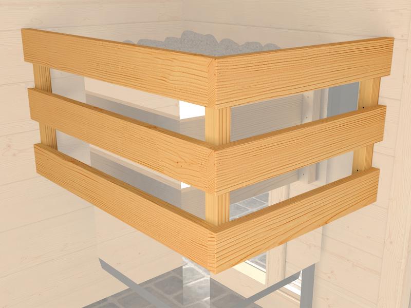 Weka Sauna Bergen Gr. 1,8 GT, inkl. 5,4 Ofen Kompakt integr. Steuerung - Image 8