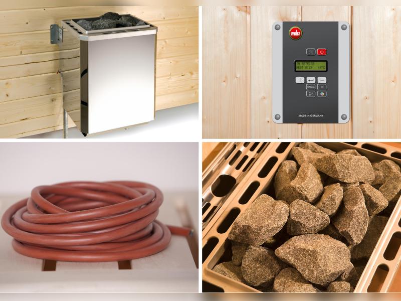 Weka Sauna Bergen Gr.1,8 inkl. 7,5 kW BioS - Image 5