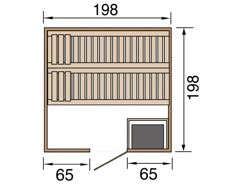 Weka Sauna Bergen Gr.2 inkl. 7,5 kW OS - Image 3