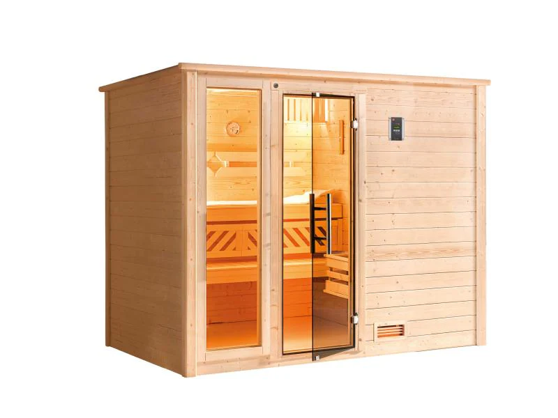 Weka Sauna Bergen Gr. 3 GT/F inkl. 7,5 kW BioS - Image 2