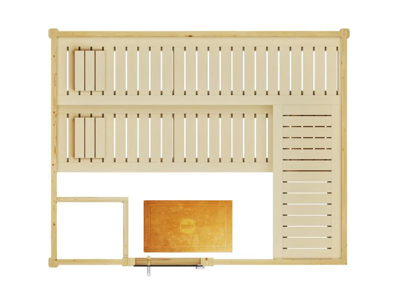 Weka Sauna Bergen Gr. 3 GT,  inkl. 9 kW Ofen Kompakt integr. Steuerung (BioS) - Image 6
