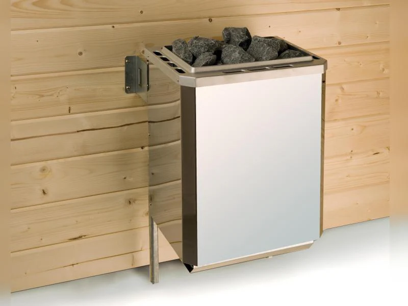 Weka Sauna Cubilis Eck 1, inkl. 4,5 kW Ofen inkl. digitaler Steuerung (OS), mit Glastür, Fenster und - Image 5