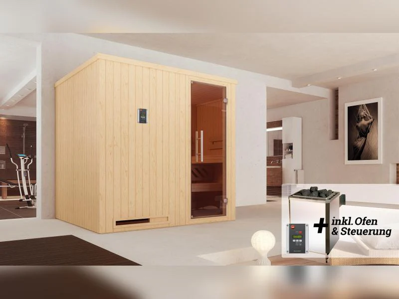 Weka Sauna Halmstad Gr.2 inkl. 7,5 kW BioS