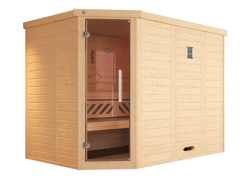 Weka Sauna Kemi Eck Gr. 3 inkl. 7,5 kW BioS - Image 2