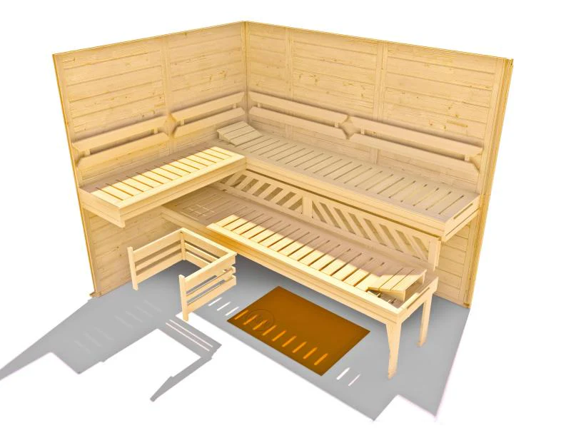 Weka Sauna Kemi Gr.2 inkl. 7,5 kW OS - Image 4