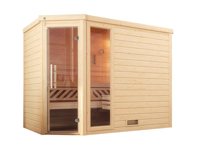 Weka Sauna Turku Gr. 3 GT, inkl. 9 kW Bioofen mit digitaler Steuerung (BioS), mit Fenster - Image 2