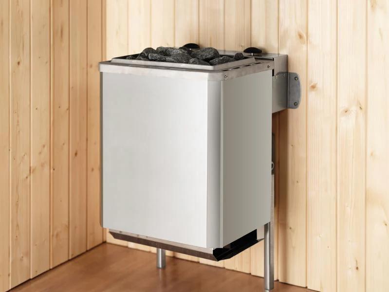 Weka Sauna Turku Gr. 3 GTF, inkl. 9 kW Ofen Kompakt mit integr. Steuerung, mit Fenster - Image 4