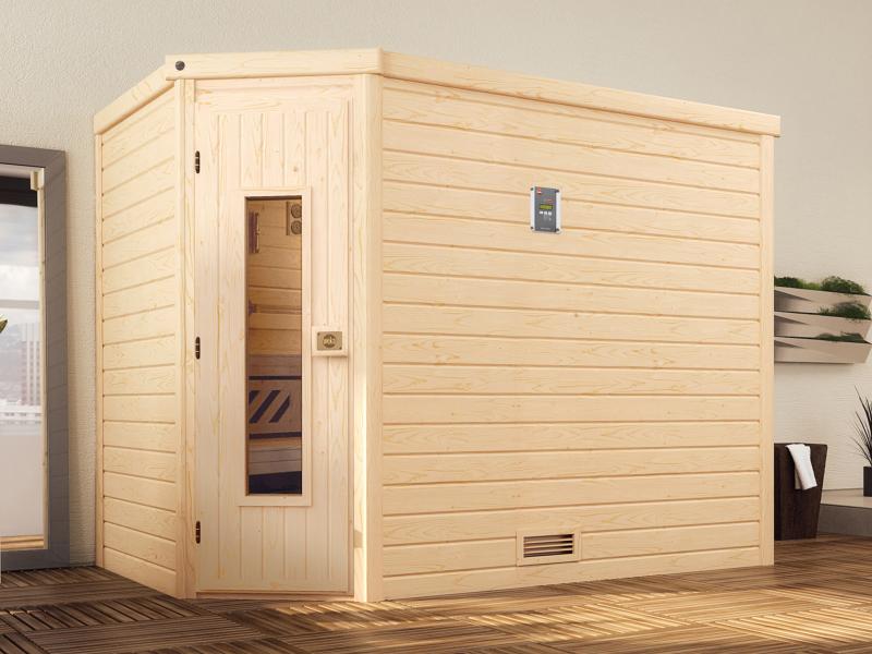 Weka Sauna Turku Gr. 3 HT, inkl. 9 kW Ofen mit digitaler Steuerung (OS)
