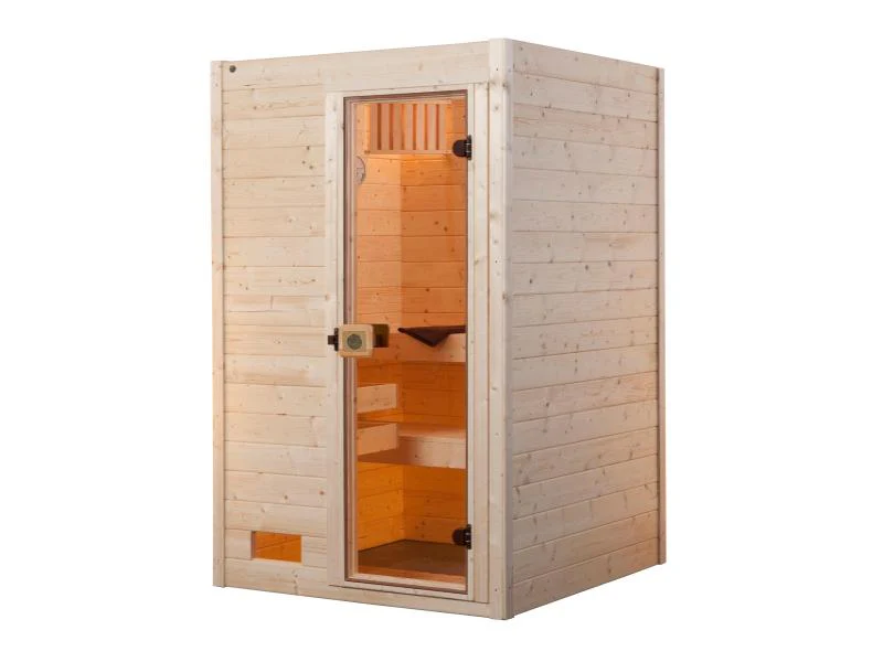 Weka Sauna VALIDA Gr. 1 im Set 4,5 kW OS inkl. digitaler Steuerung, Glastür - Image 2