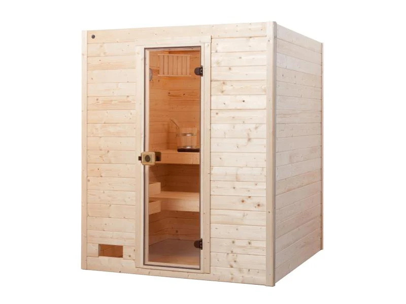 Weka Sauna VALIDA Gr. 2 im Set 4,5 kW BioS inkl. digitaler Steuerung, Glastür - Image 2
