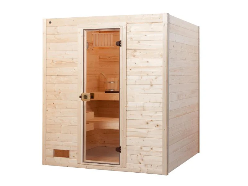 Weka Sauna VALIDA Gr. 2, im Set 4,5 kW OS inkl. digitaler Steuerung, Glastür - Image 2