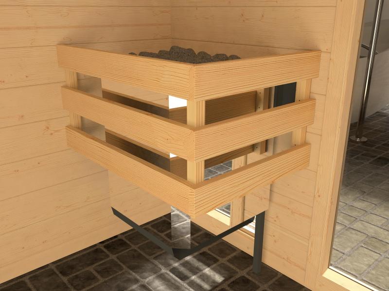Weka Sauna VALIDA Gr. 3 im Set , 9 kW K Ofen inkl. integrierter Steuerung - Image 5