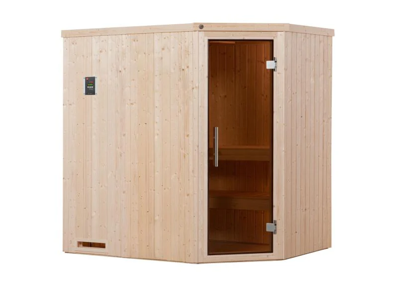 Weka Sauna Varberg Eck Gr.1 inkl. 7,5 kW BioS - Image 2