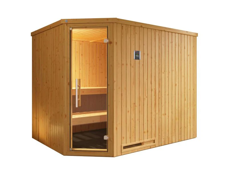 Weka Sauna Varberg Eck Gr. 4 inkl. 7,5 kW BioS - Image 2