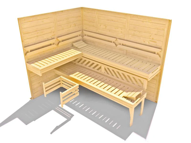 Weka Sauna Varberg Gr. 4 inkl. 7,5 kW BioS - Image 4