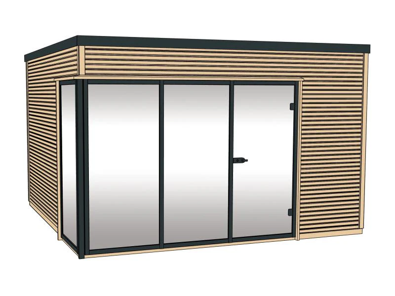 Weka Saunahaus Cubilis inkl. 7,5 kW BioS - Image 4