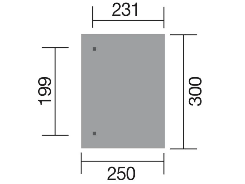 Weka Terrassenüberdachung 671 Größe 1 kdi - Image 3