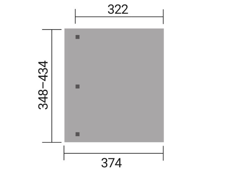 Weka Terrassenüberdachung 672 Größe 3 - Image 3