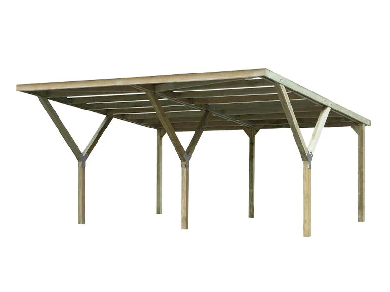 Weka Y-Carport Duo mit Stahl-Dacheindeckung - Image 2